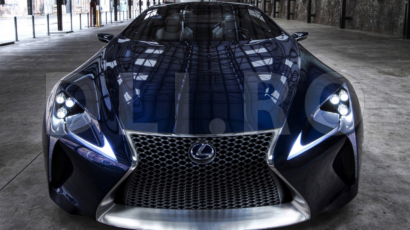 2012 Lexus LF-LC Blue concept 雷克萨斯 蓝色概念车 高清壁纸15 - 1366x768
