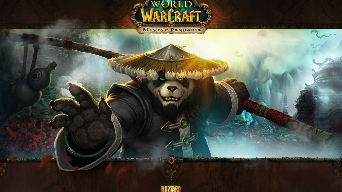 World of Warcraft: Mists of Pandaria 魔兽世界：熊猫人之谜 高清壁纸1 - 1366x768