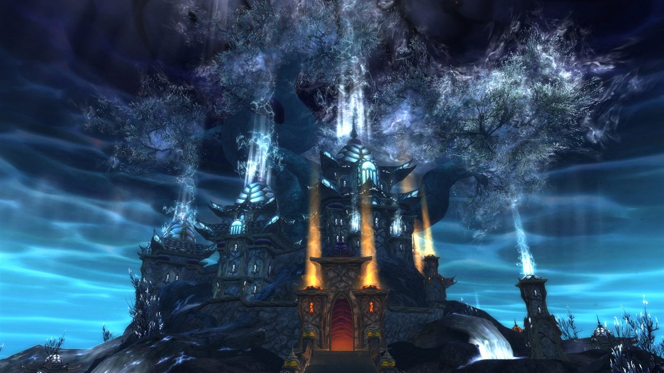 World of Warcraft: Mists of Pandaria 魔兽世界：熊猫人之谜 高清壁纸2 - 1366x768