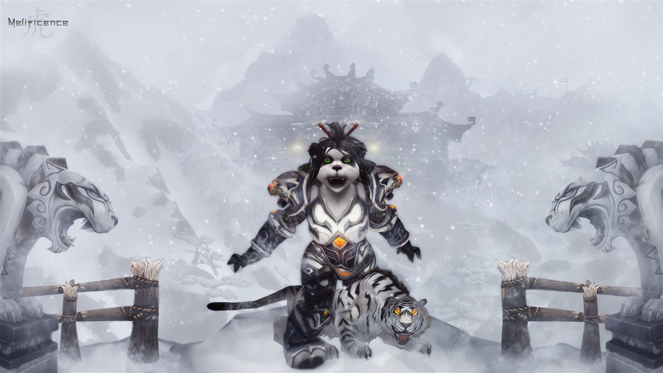 World of Warcraft: Mists of Pandaria 魔兽世界：熊猫人之谜 高清壁纸4 - 1366x768