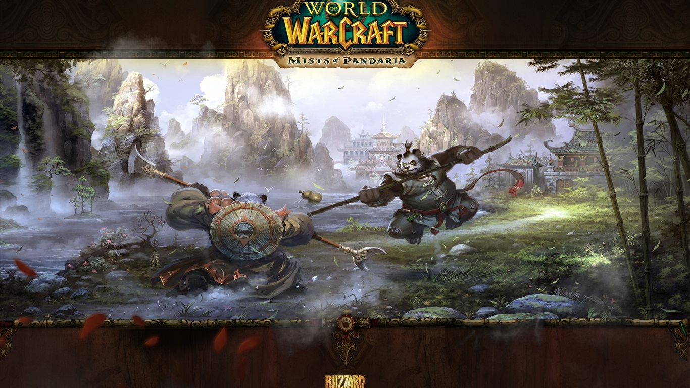 World of Warcraft: Mists of Pandaria 魔兽世界：熊猫人之谜 高清壁纸8 - 1366x768