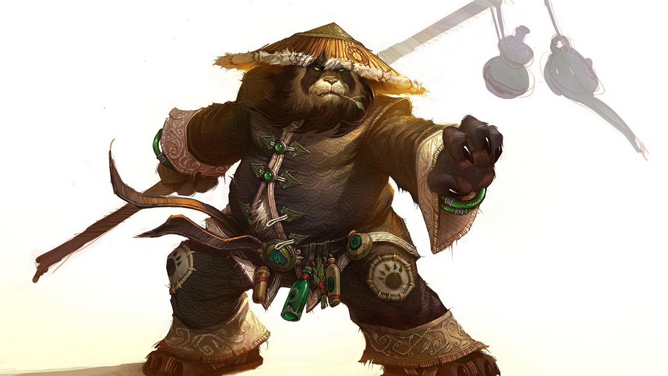 World of Warcraft: Mists of Pandaria 魔兽世界：熊猫人之谜 高清壁纸9 - 1366x768