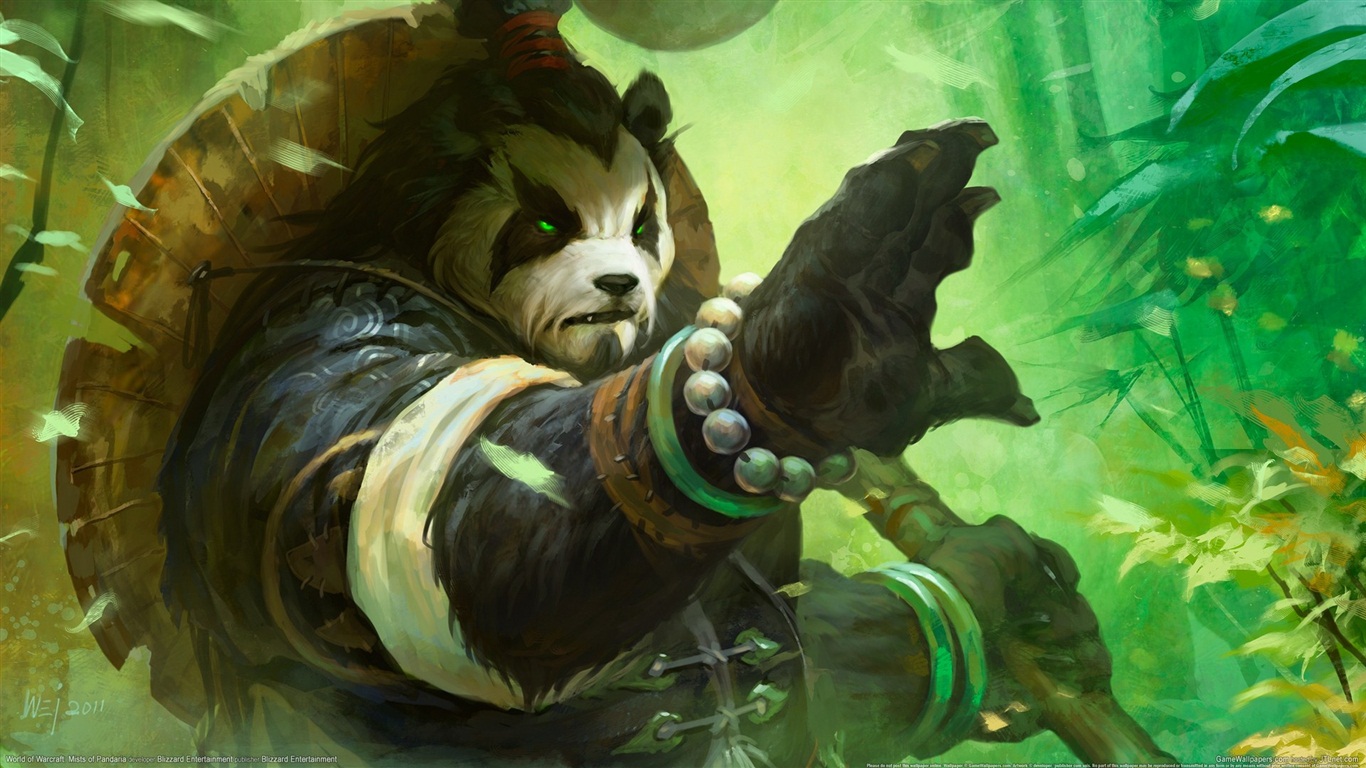 World of Warcraft: Mists of Pandaria 魔兽世界：熊猫人之谜 高清壁纸11 - 1366x768