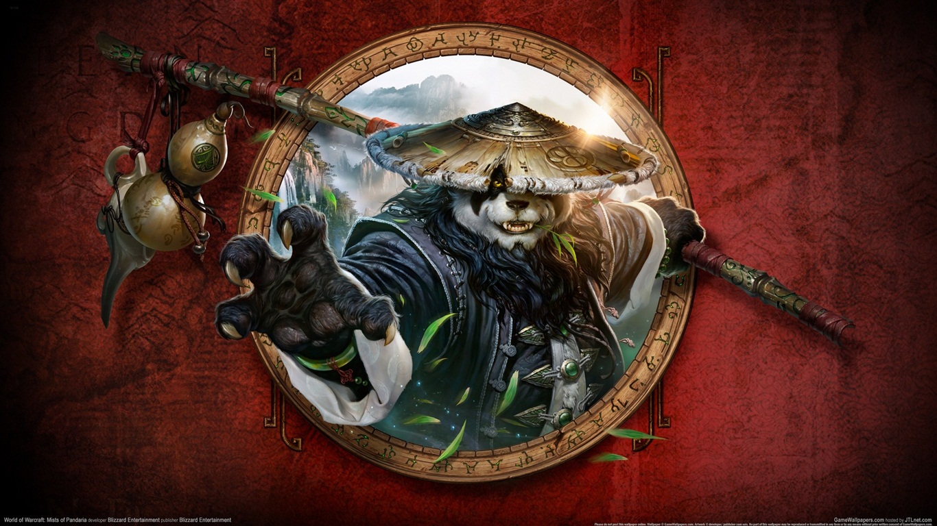 World of Warcraft: Mists of Pandaria 魔兽世界：熊猫人之谜 高清壁纸13 - 1366x768