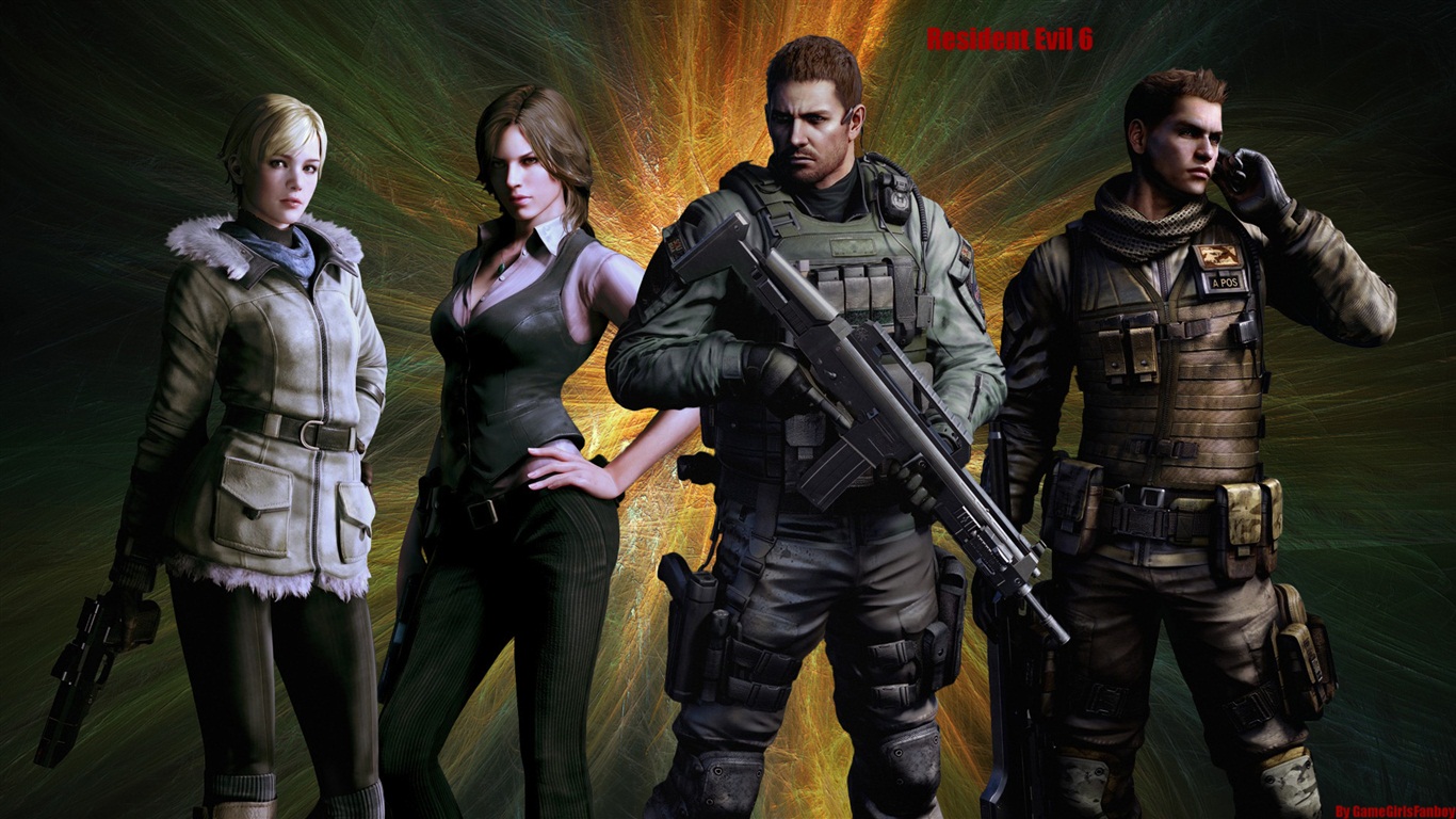 Resident Evil 6 HD game wallpapers #4 - 1366x768