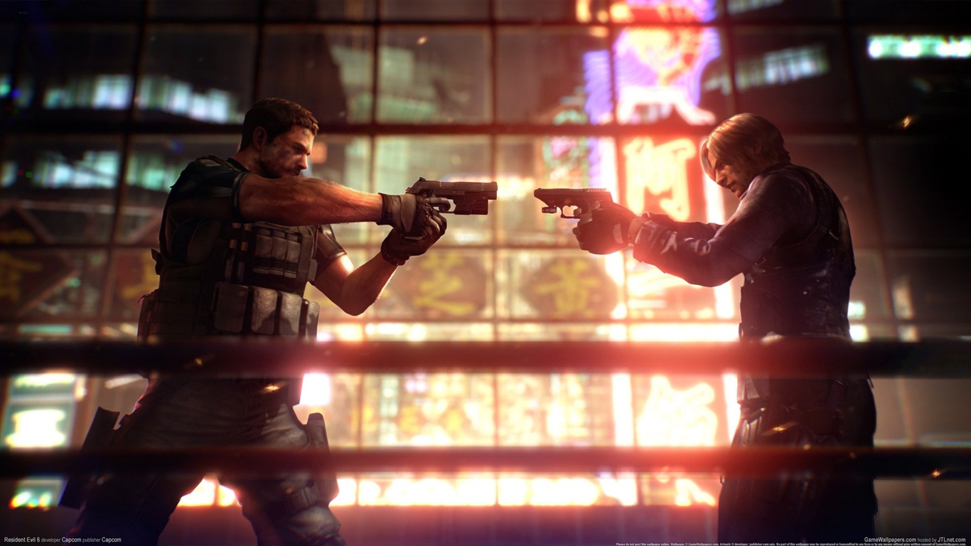 Resident Evil 6 HD-Spiel wallpapers #16 - 1366x768