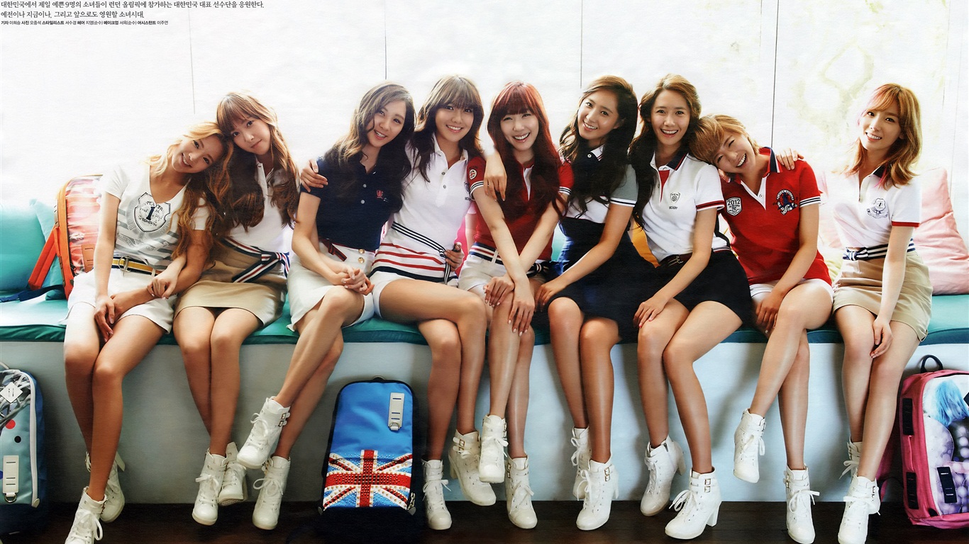 Girls Generation latest HD wallpapers collection #1 - 1366x768