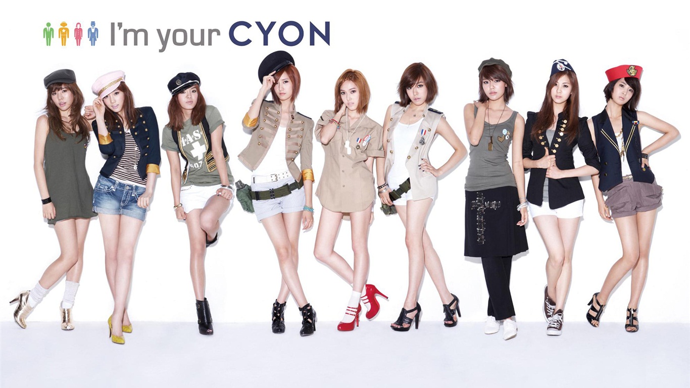 Girls Generation latest HD wallpapers collection #6 - 1366x768