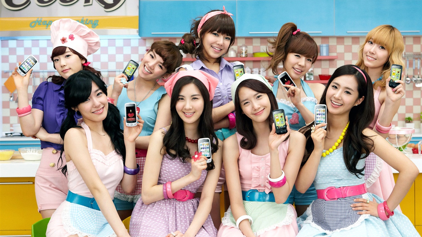 Girls Generation nejnovější HD Tapety Kolekce #15 - 1366x768