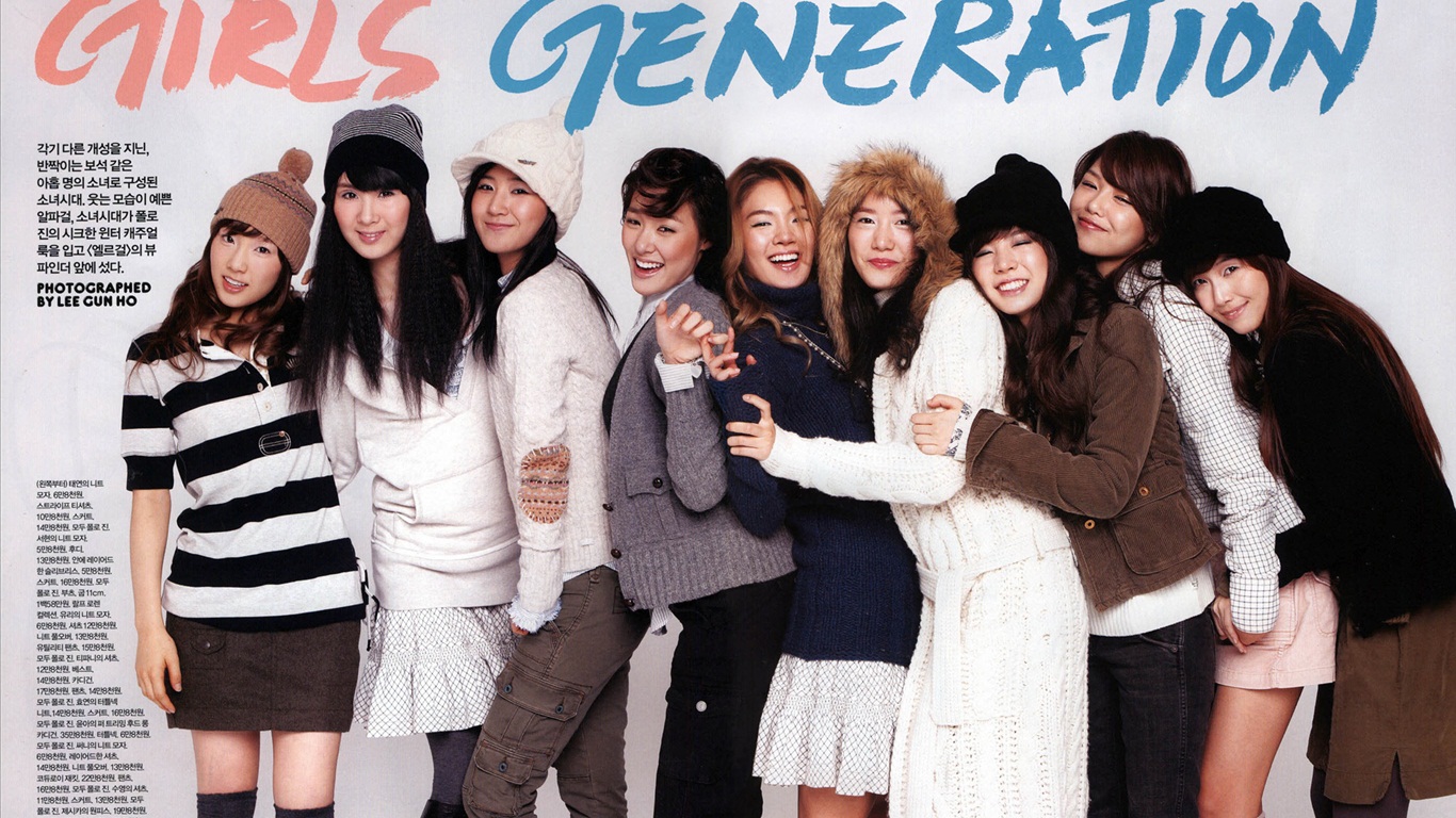 Girls Generation latest HD wallpapers collection #23 - 1366x768