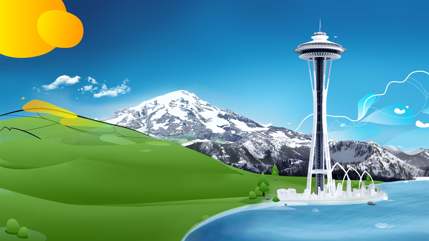 Windows 8 RTM版 官方高清壁紙 #2 - 1366x768