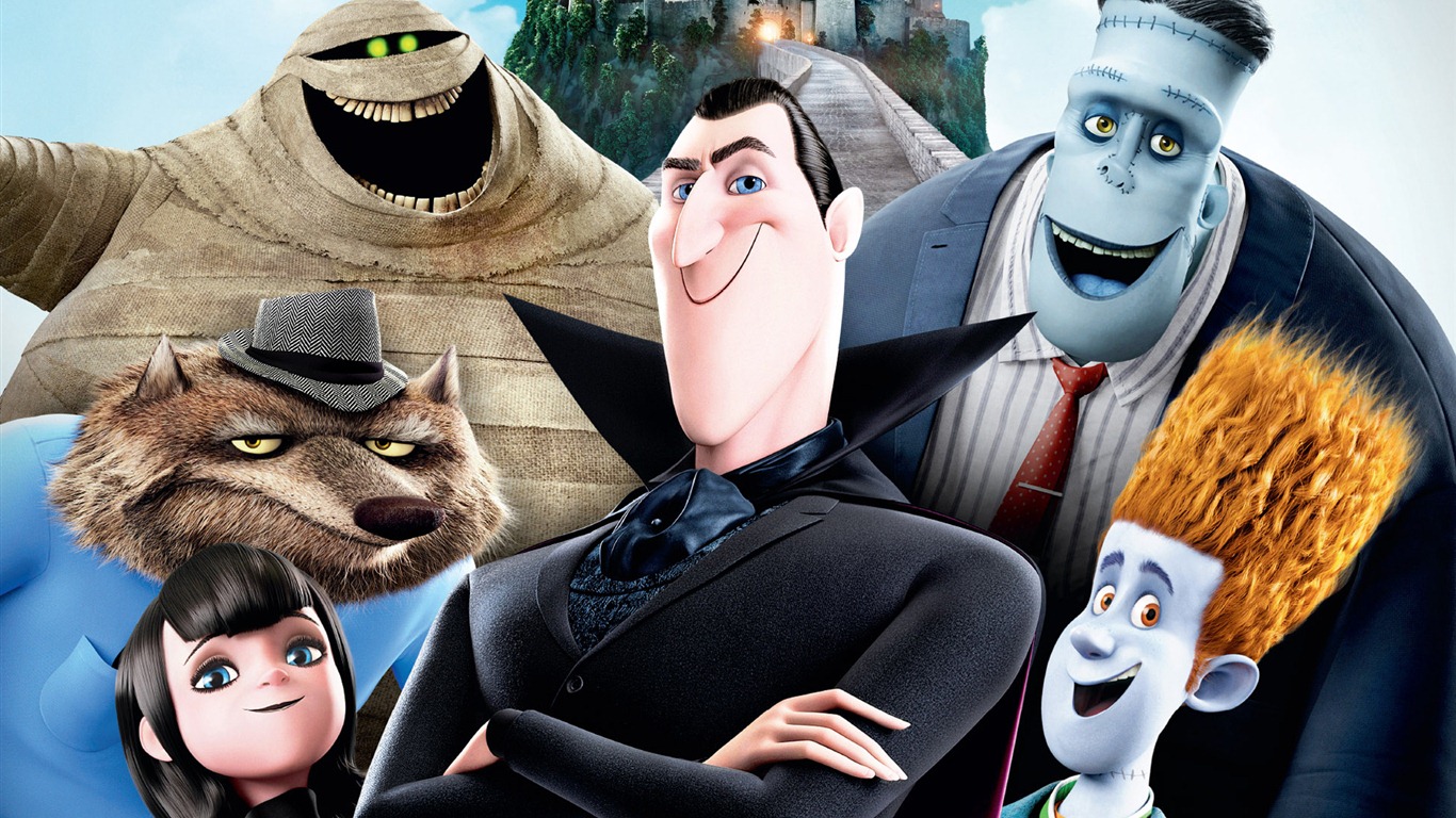 Hotel Transylvania 精靈旅社 高清壁紙 #1 - 1366x768