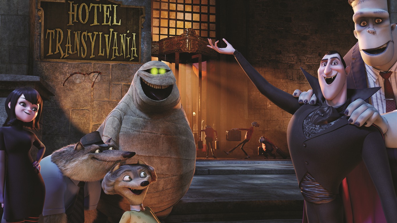 Hotel Transylvania HD Tapety na plochu #11 - 1366x768