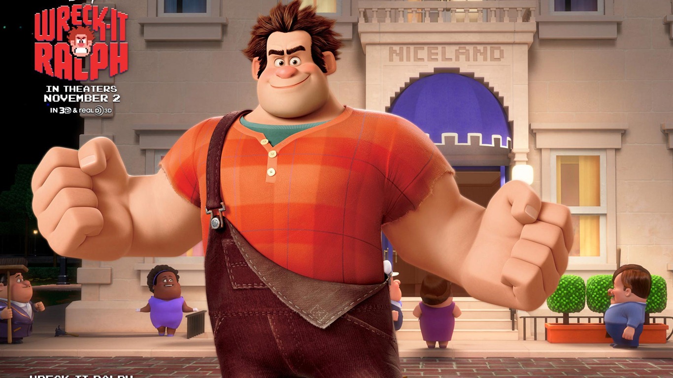 Wreck-It Ralph 無敵破壞王 高清壁紙 #1 - 1366x768