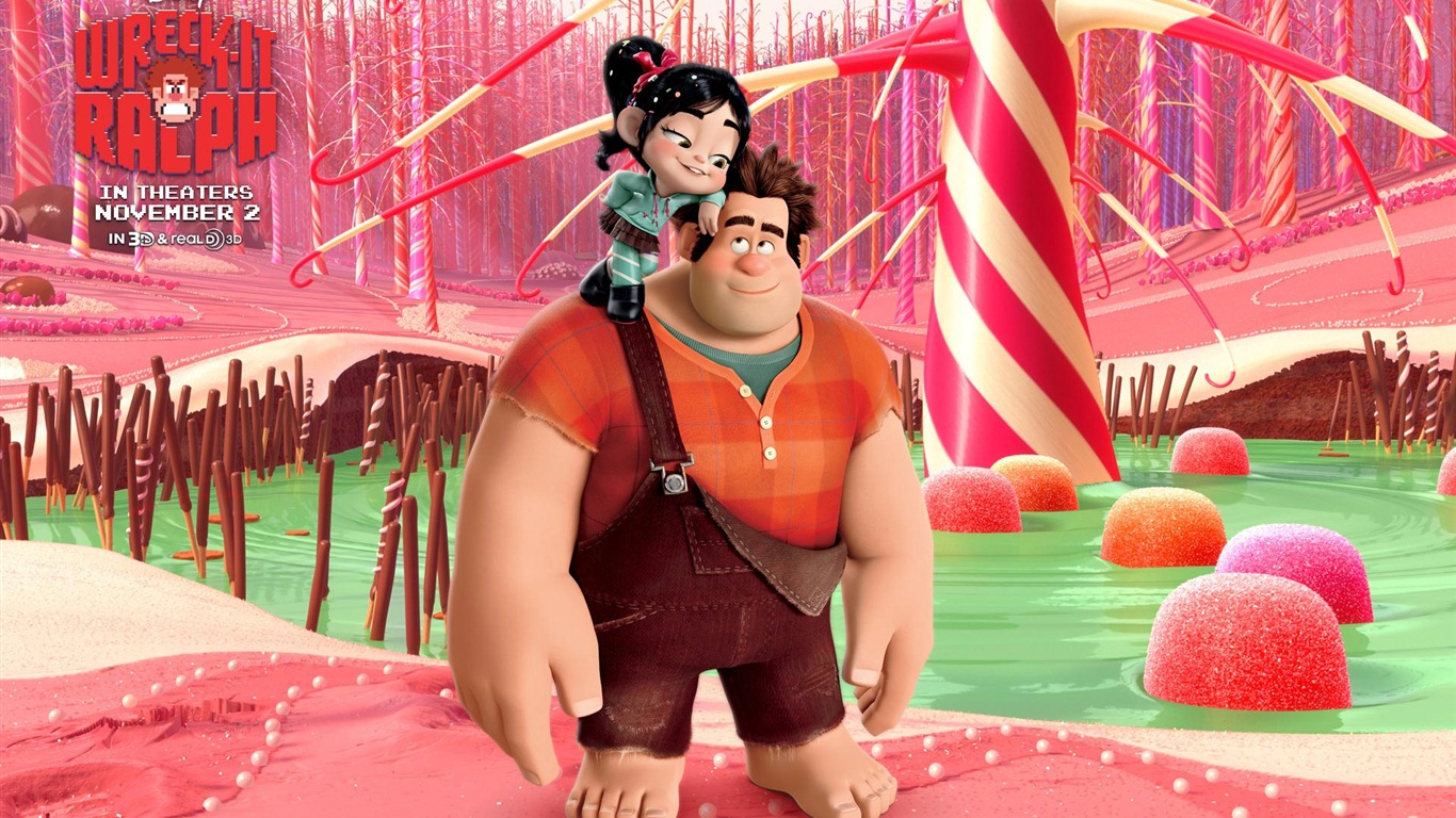 Wreck-It Ralph HD wallpapers #8 - 1366x768