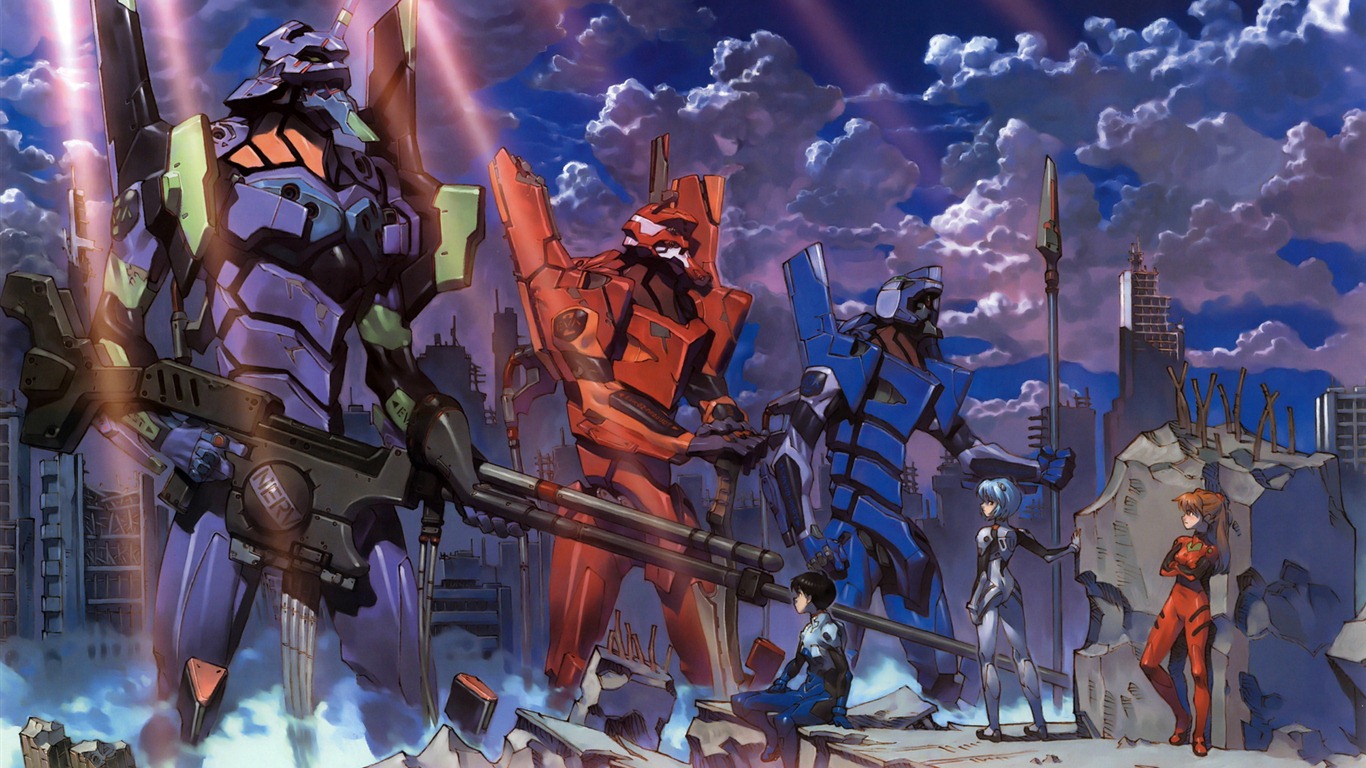 Neon Genesis Evangelion HD Tapety na plochu #8 - 1366x768