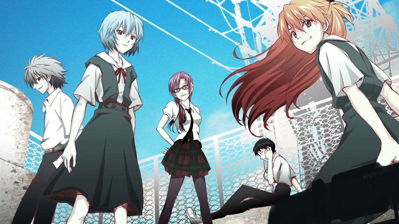 Neon Genesis Evangelion HD Tapety na plochu #15 - 1366x768