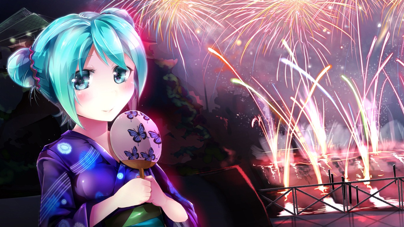 Hatsune Miku 初音未來系列 壁紙(五) #1 - 1366x768