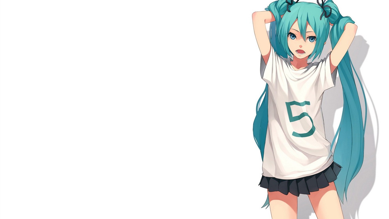 Hatsune Miku series wallpaper (5) #4 - 1366x768