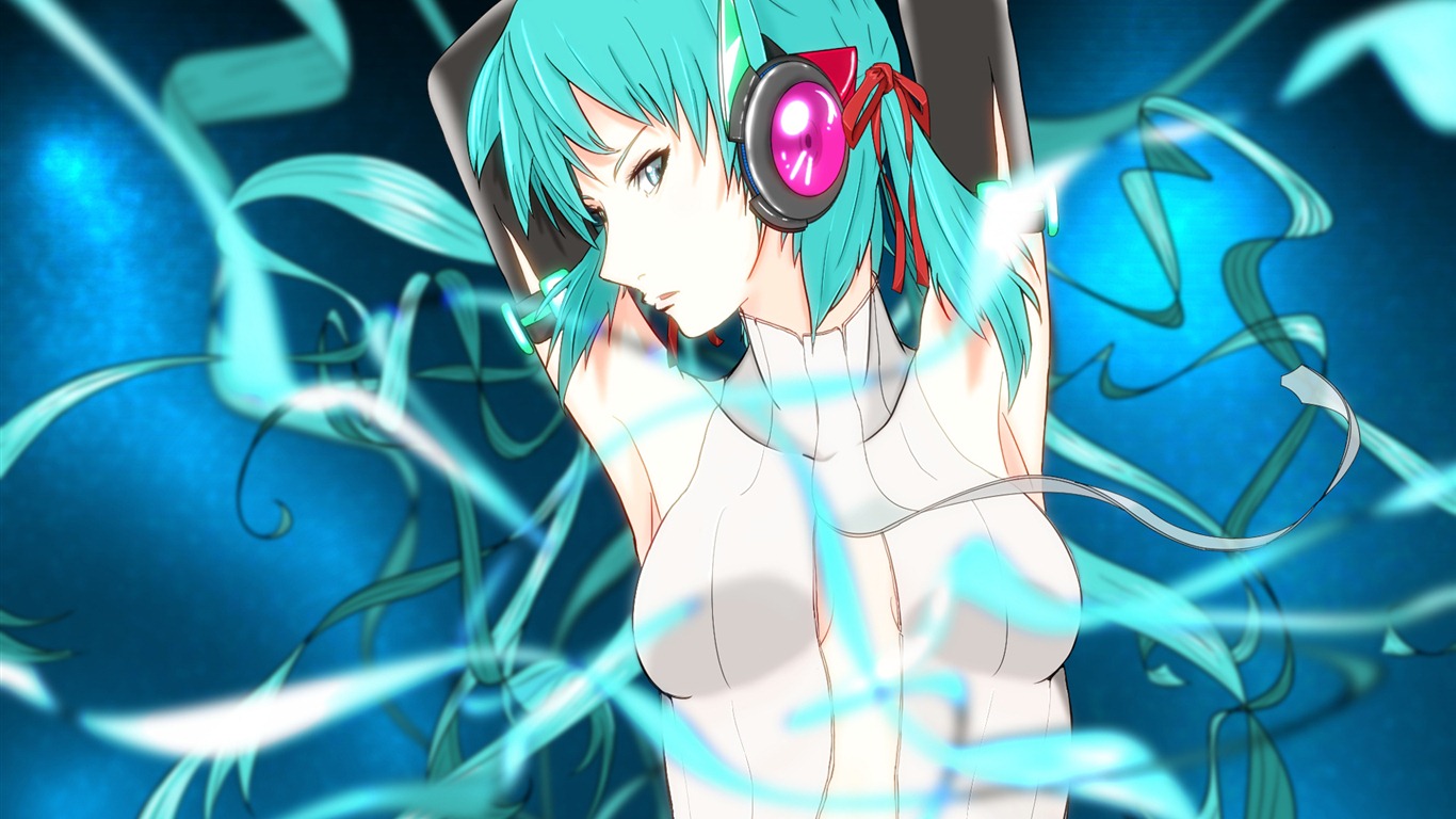 Hatsune Miku-Serie Wallpaper (5) #11 - 1366x768