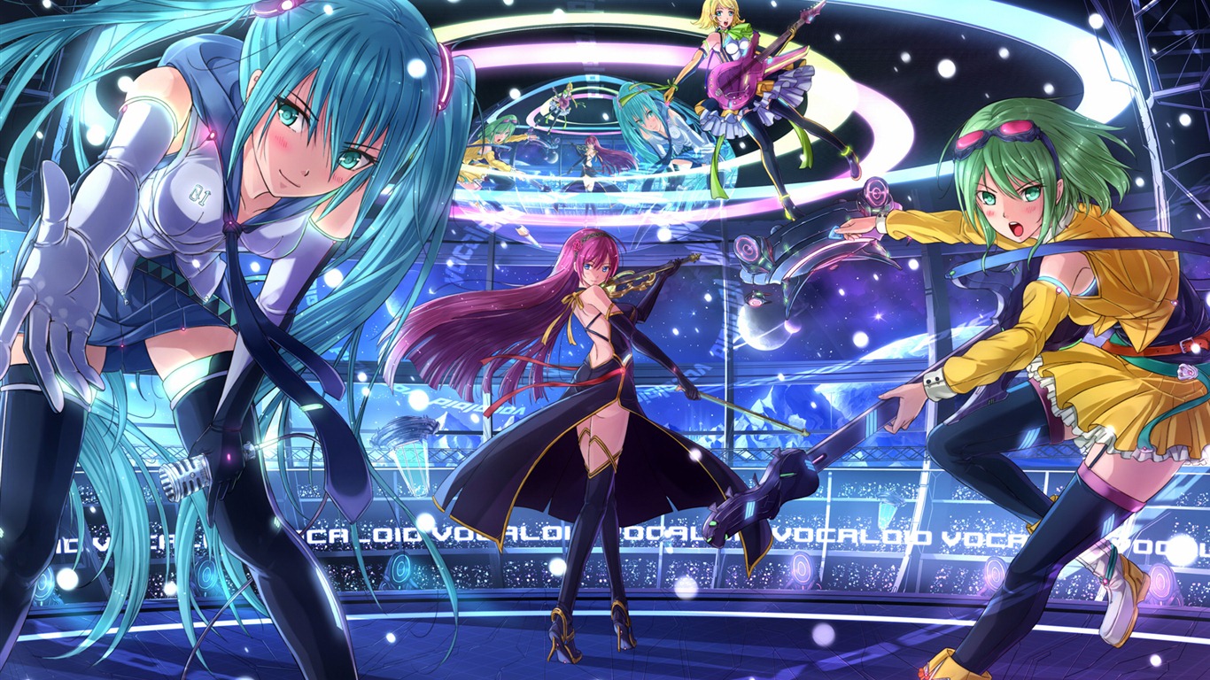 Hatsune Miku řady tapety (5) #15 - 1366x768