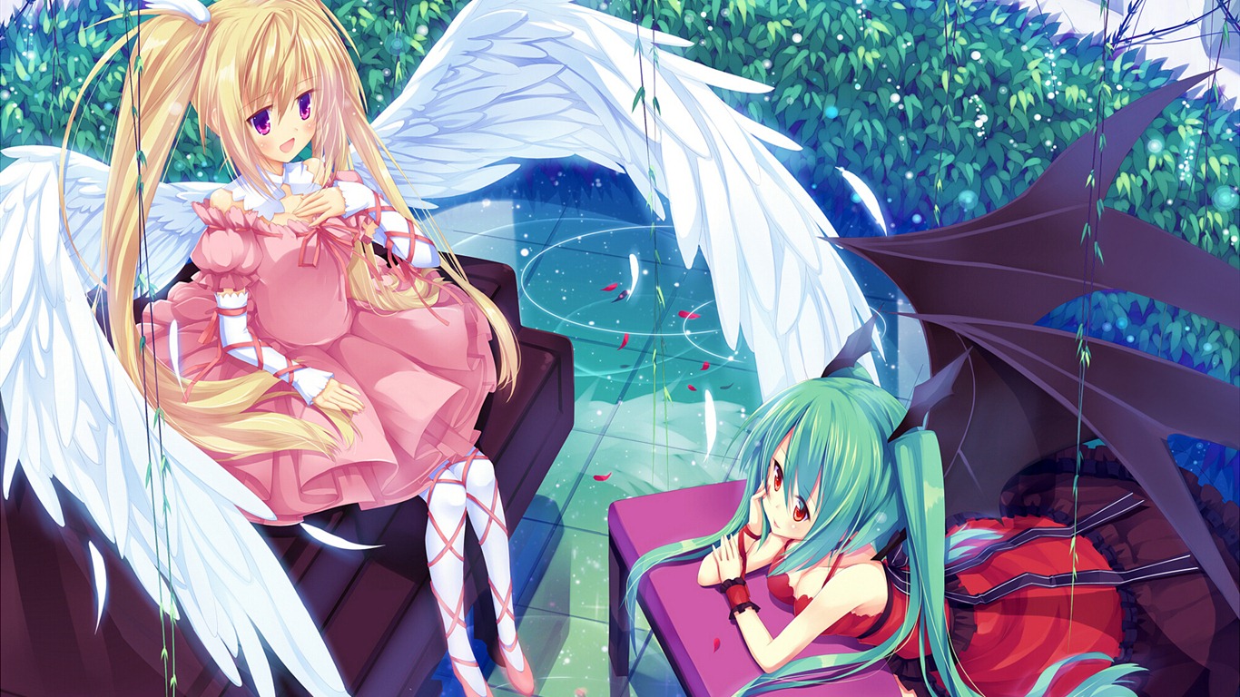 Hatsune Miku řady tapety (5) #16 - 1366x768