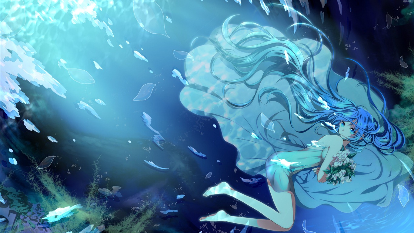 Hatsune Miku 初音未來系列 壁紙(五) #20 - 1366x768