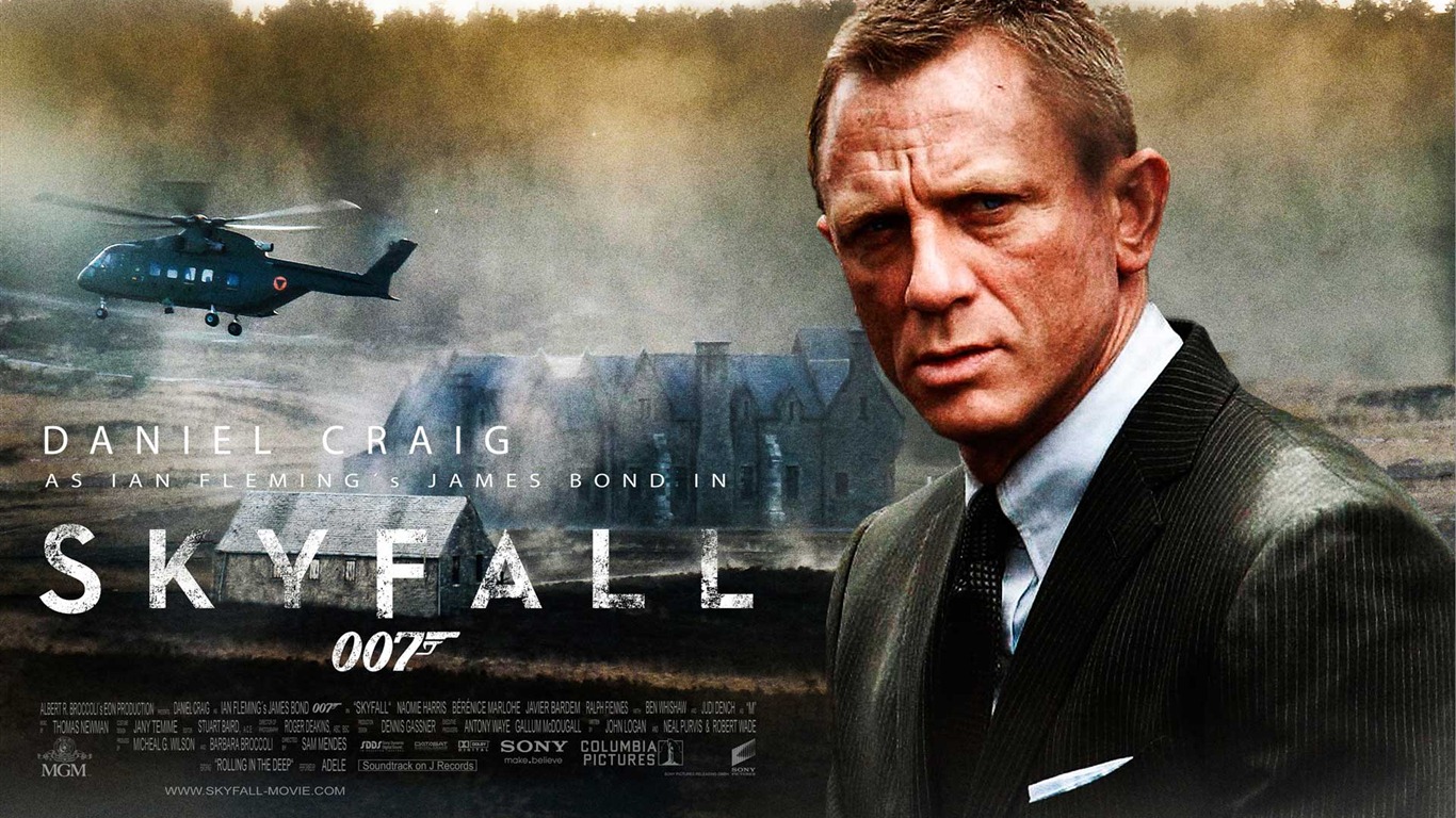 Skyfall 007 fonds d'écran HD #7 - 1366x768