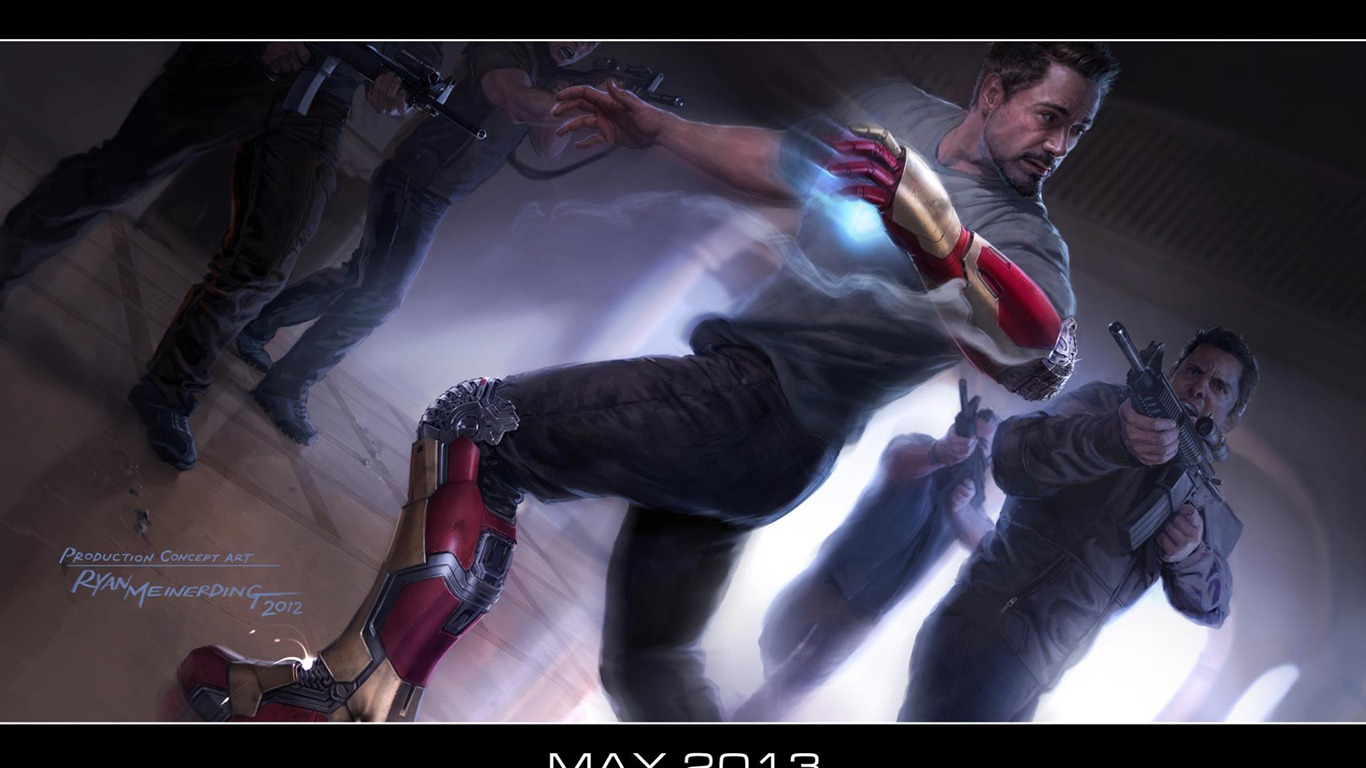 Iron Man 3 HD tapety na plochu #14 - 1366x768