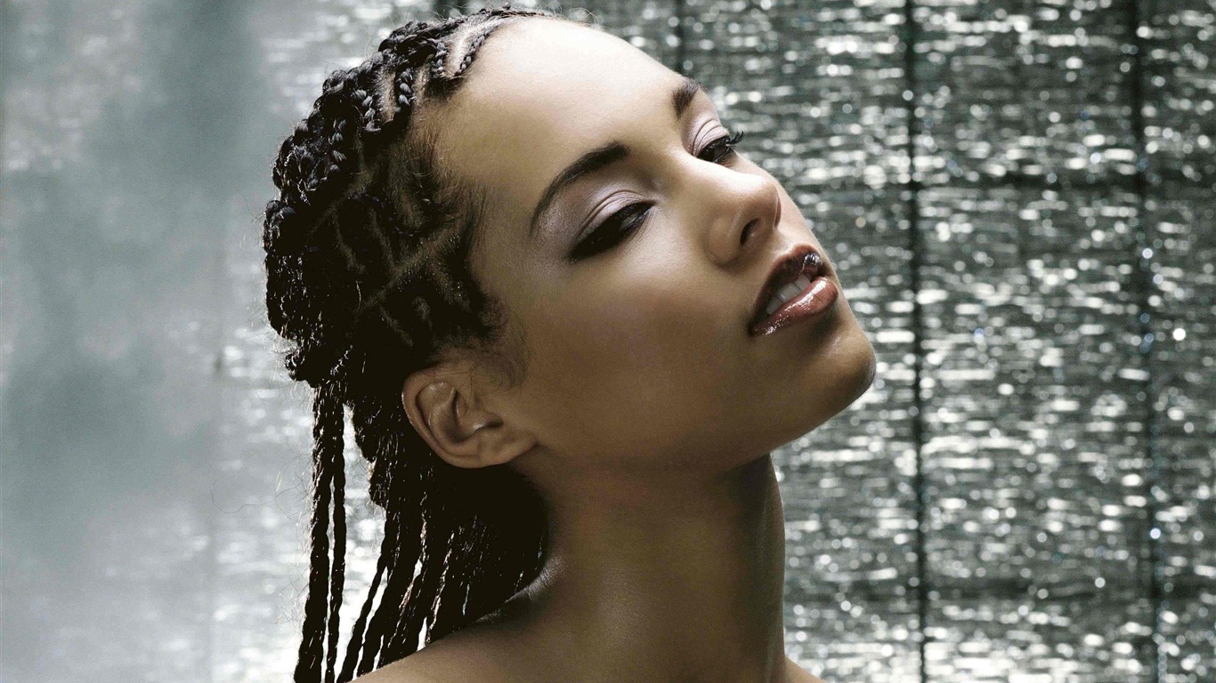 Alicia Keys krásné Tapety na plochu #15 - 1366x768