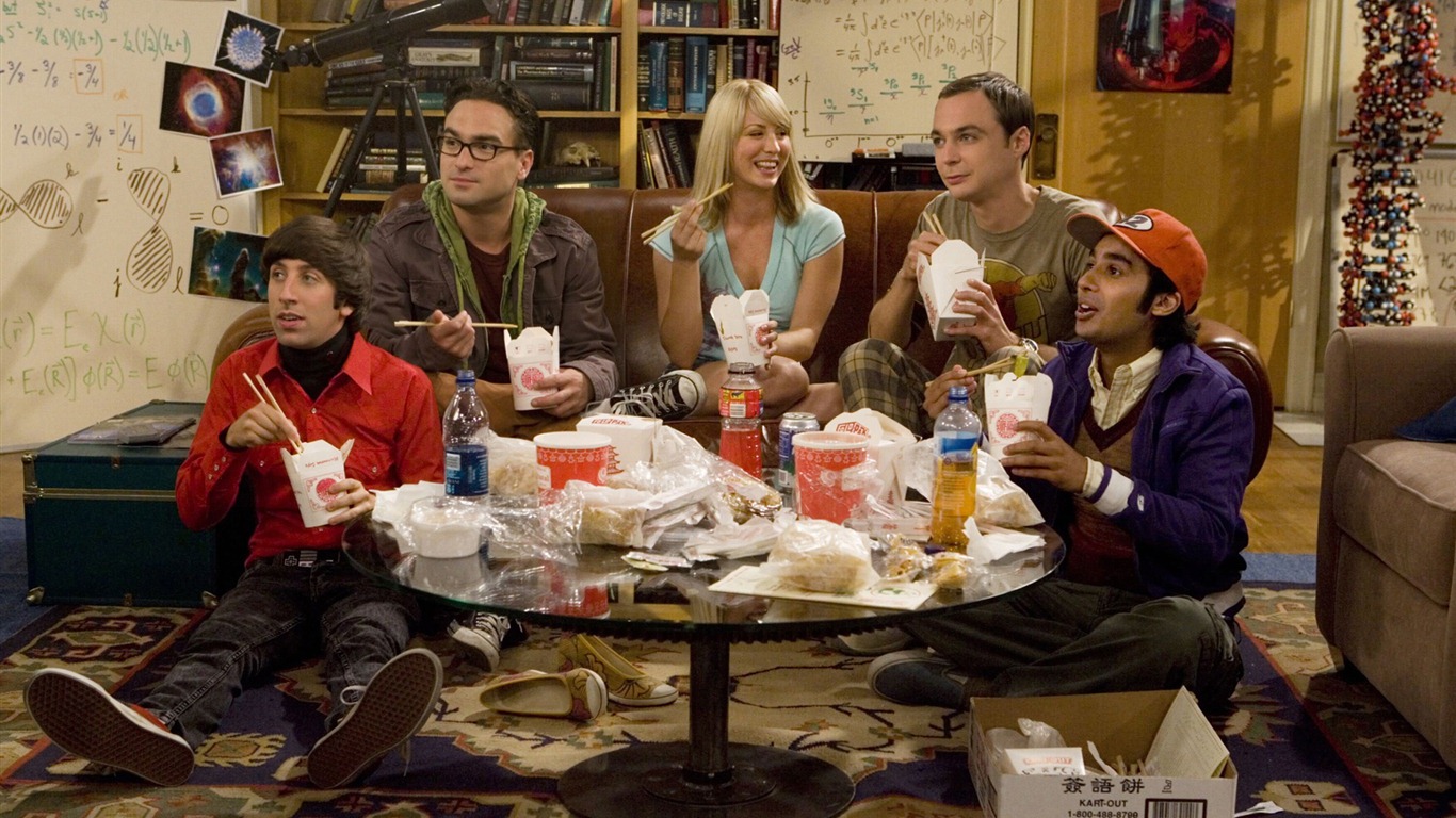 The Big Bang Theory TV Series HD Tapety na plochu #4 - 1366x768