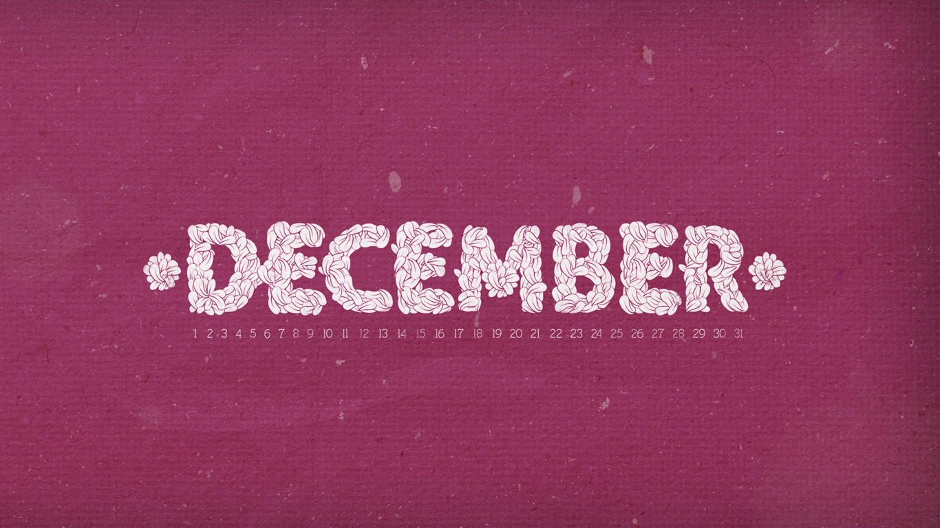 Dezember 2012 Kalender Wallpaper (2) #4 - 1366x768
