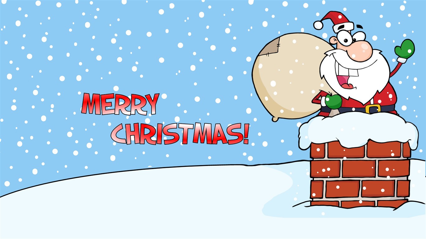 Merry Christmas HD Wallpaper Featured #10 - 1366x768