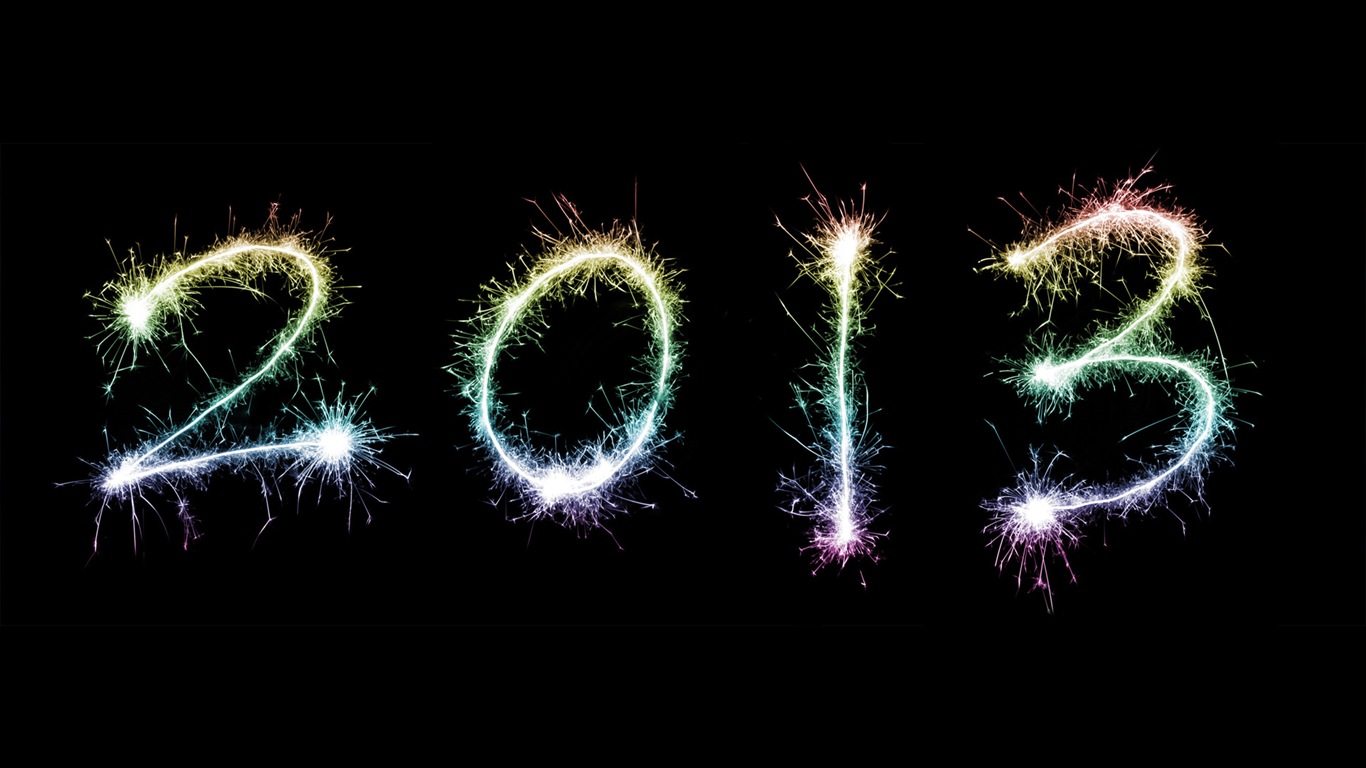 2013年新年あけましておめでとうございますHDの壁紙 #1 - 1366x768
