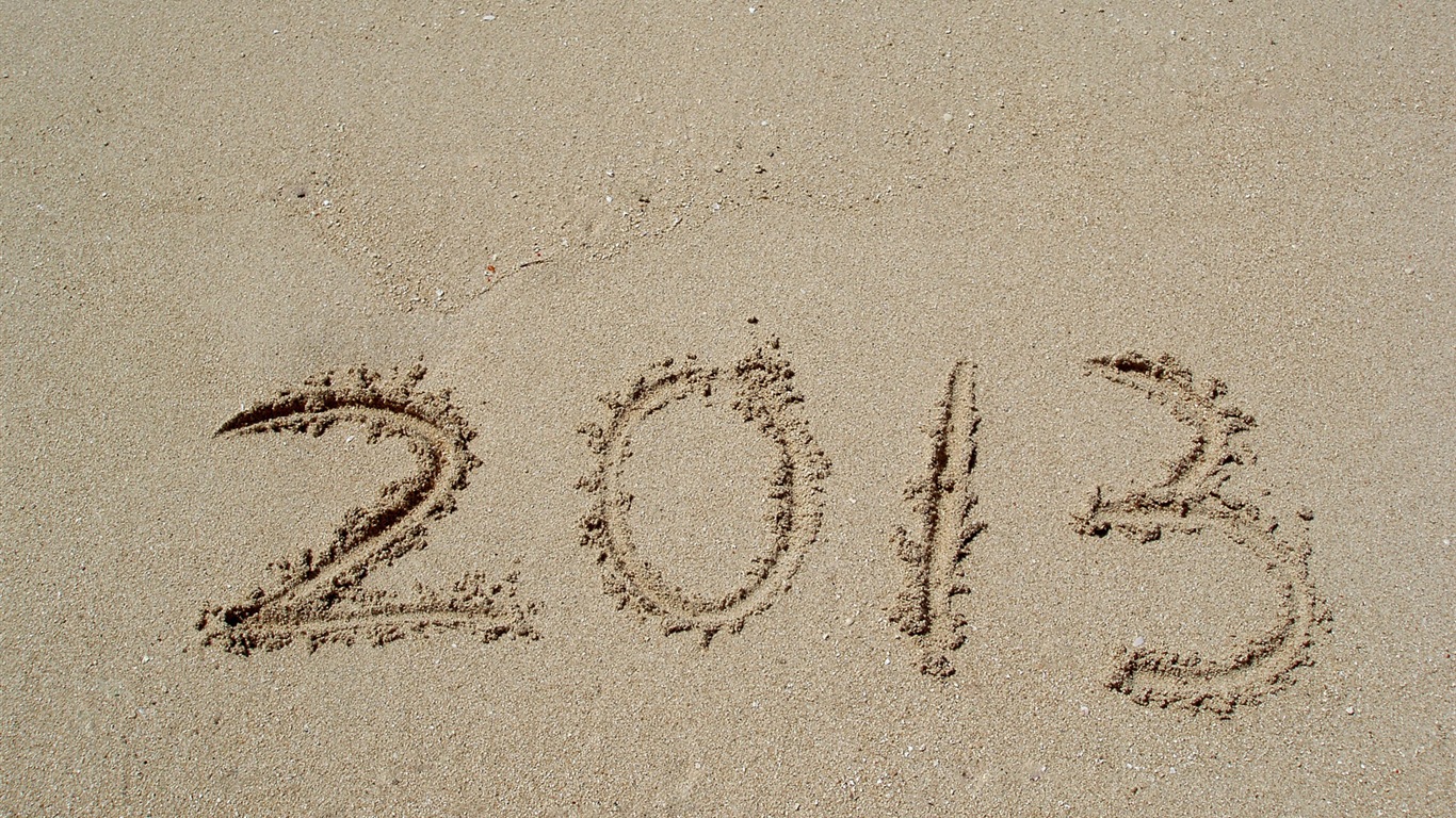 2013年新年快樂 高清壁紙 #5 - 1366x768