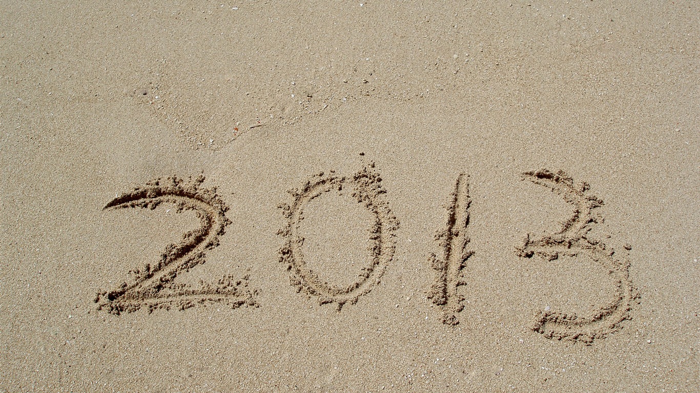 2013 Happy New Year HD обои #5 - 1366x768