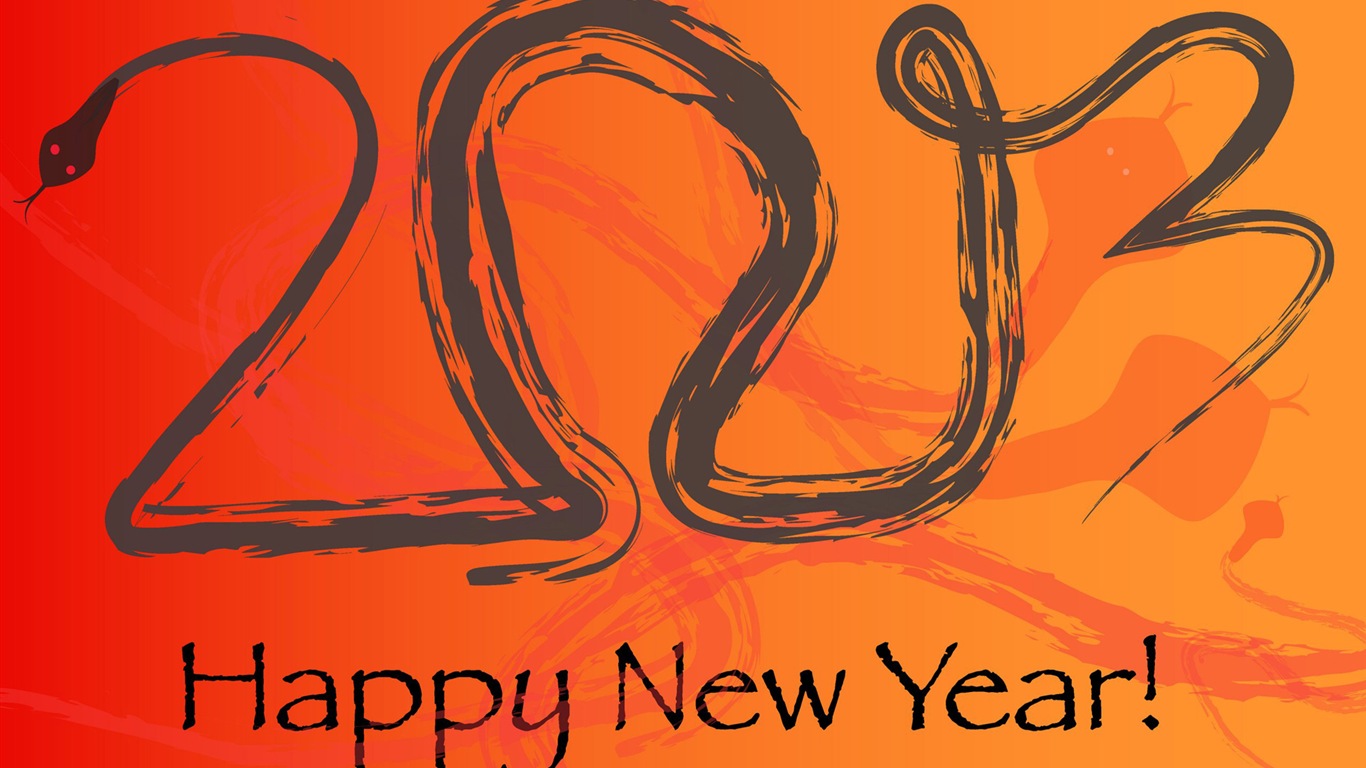 2013年新年快樂 高清壁紙 #11 - 1366x768
