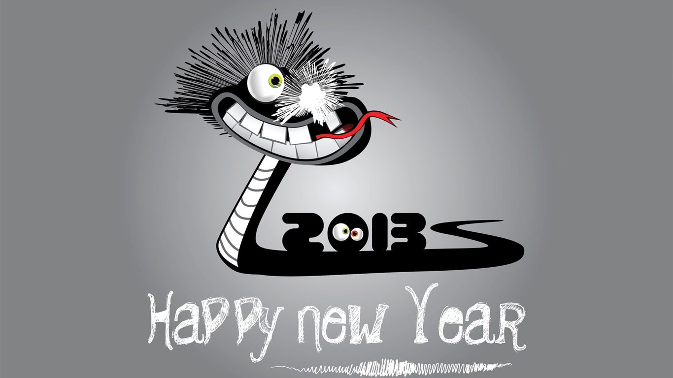 2013年新年快樂 高清壁紙 #19 - 1366x768
