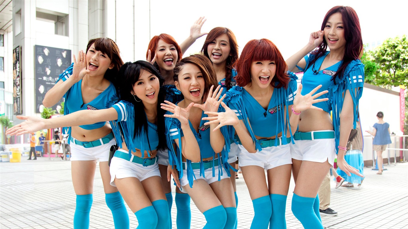 Weather Girls 天氣女孩 高清壁紙 #9 - 1366x768