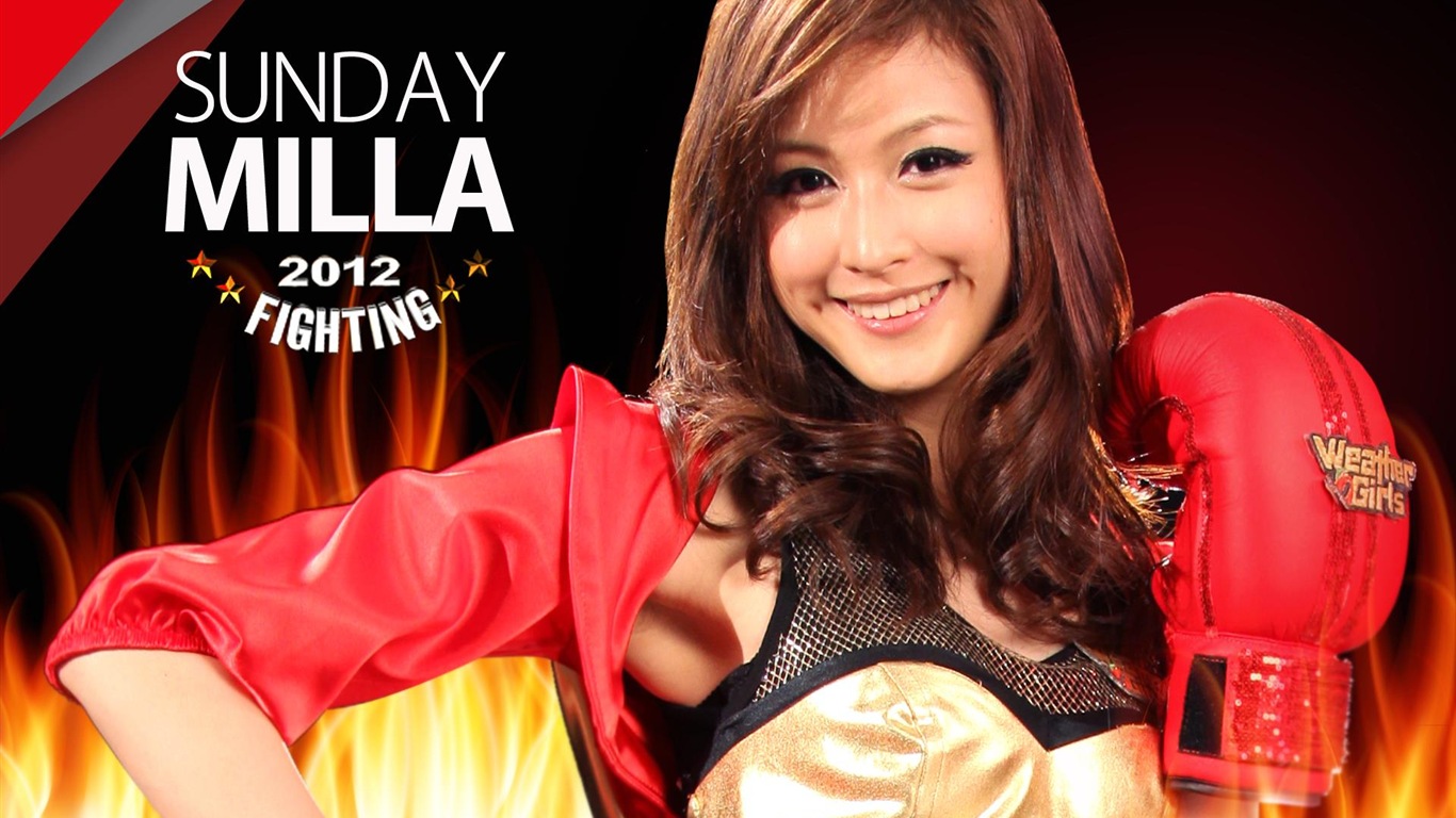Weather Girls 天氣女孩 高清壁紙 #14 - 1366x768