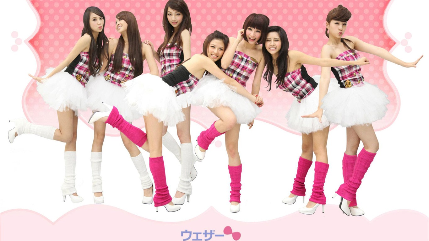 Weather Girls 天氣女孩 高清壁紙 #16 - 1366x768