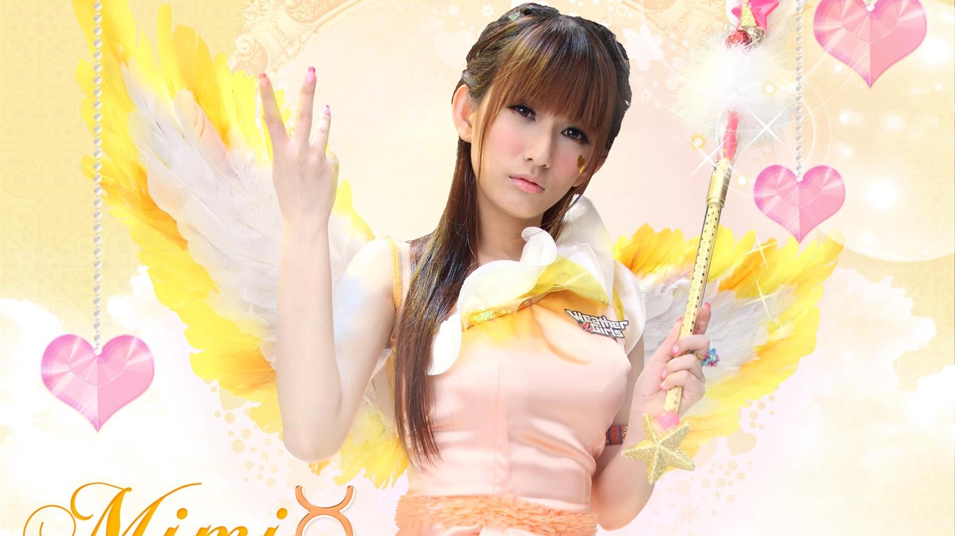 Weather Girls 天氣女孩 高清壁紙 #17 - 1366x768