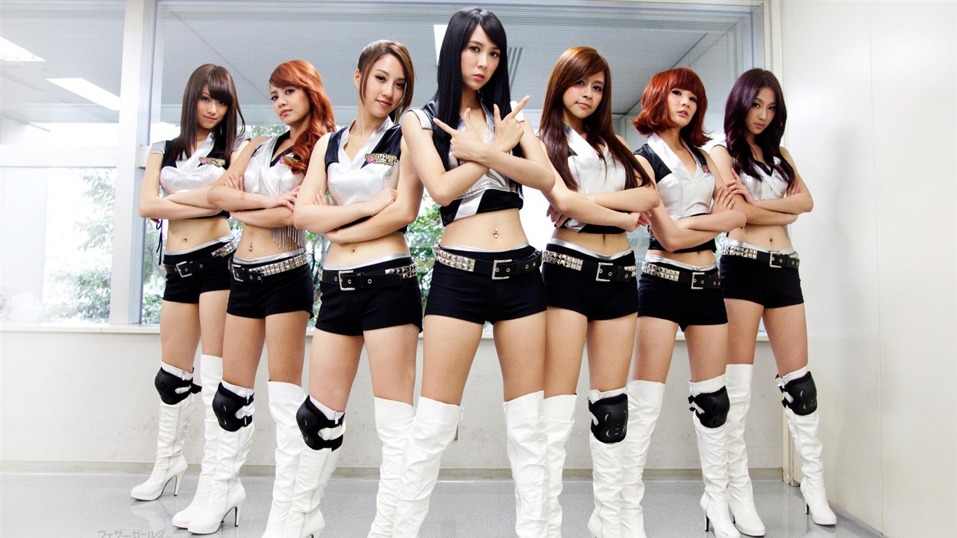 Weather Girls 天氣女孩 高清壁紙 #25 - 1366x768