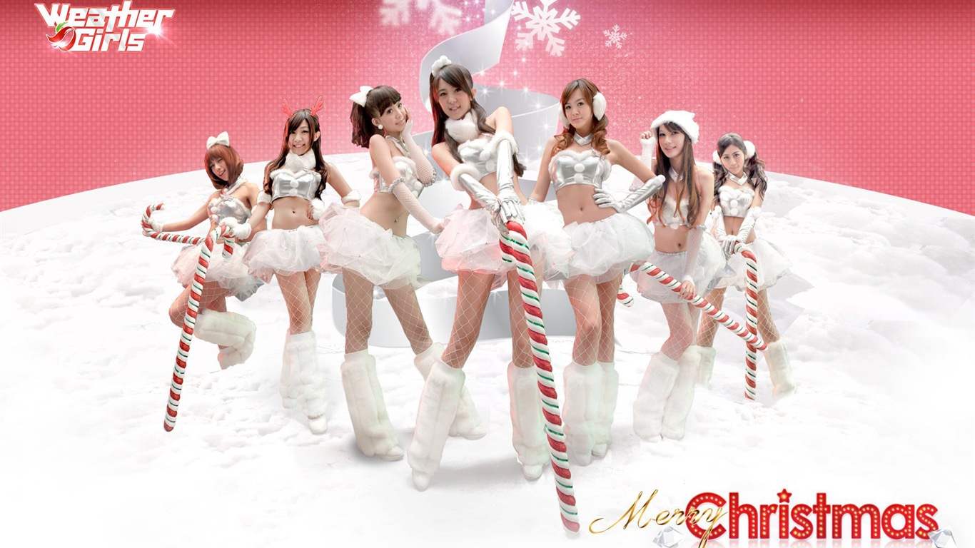 Weather Girls 天氣女孩 高清壁紙 #28 - 1366x768