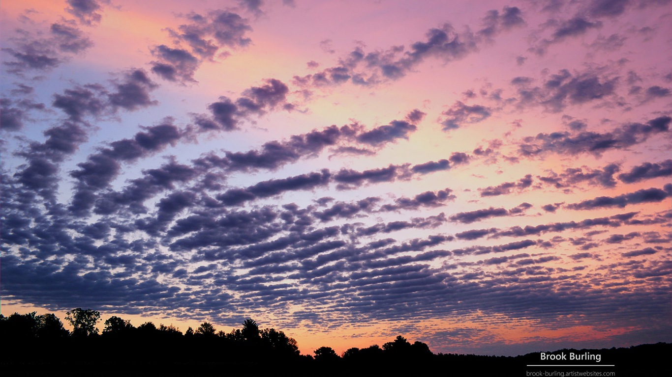 Windows 8 壁紙：如畫的天空 #2 - 1366x768