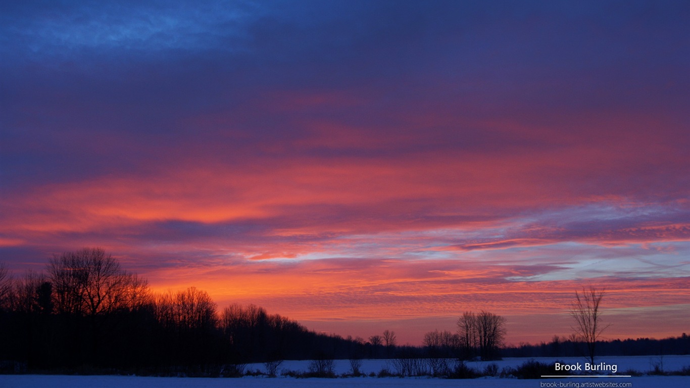 Fonds d'écran Windows 8: Painted Skies #11 - 1366x768