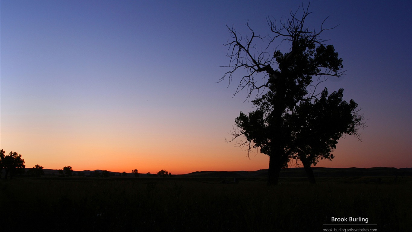 Windows 8 Fondos de pantalla: Painted Skies #14 - 1366x768