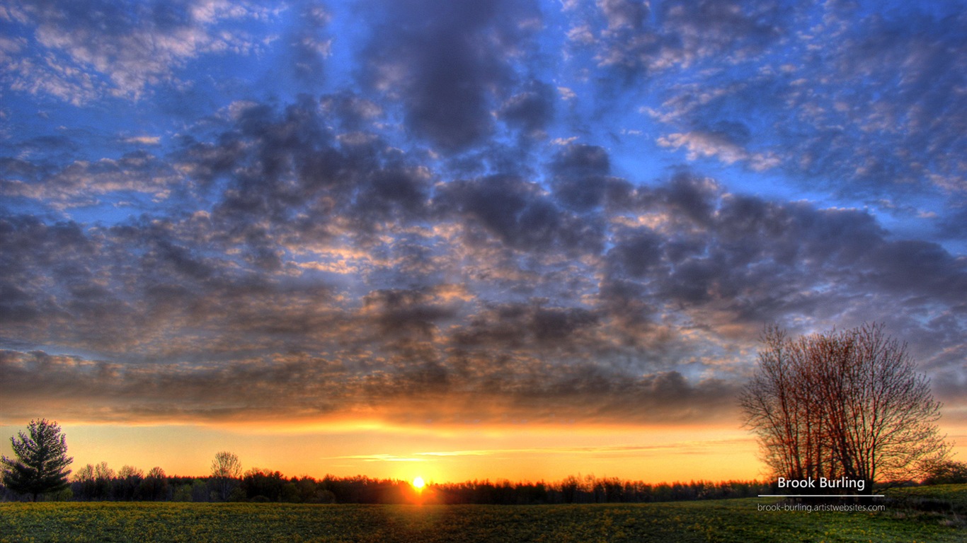 Fonds d'écran Windows 8: Painted Skies #15 - 1366x768