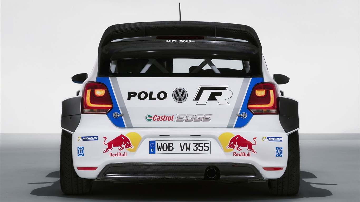 2013 폭스 바겐 폴로 R WRC HD 배경 화면 #6 - 1366x768