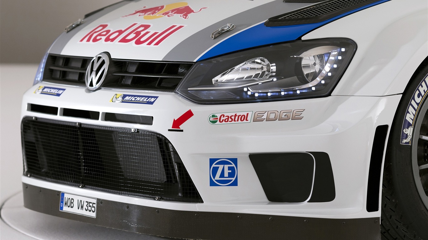 2013 폭스 바겐 폴로 R WRC HD 배경 화면 #7 - 1366x768